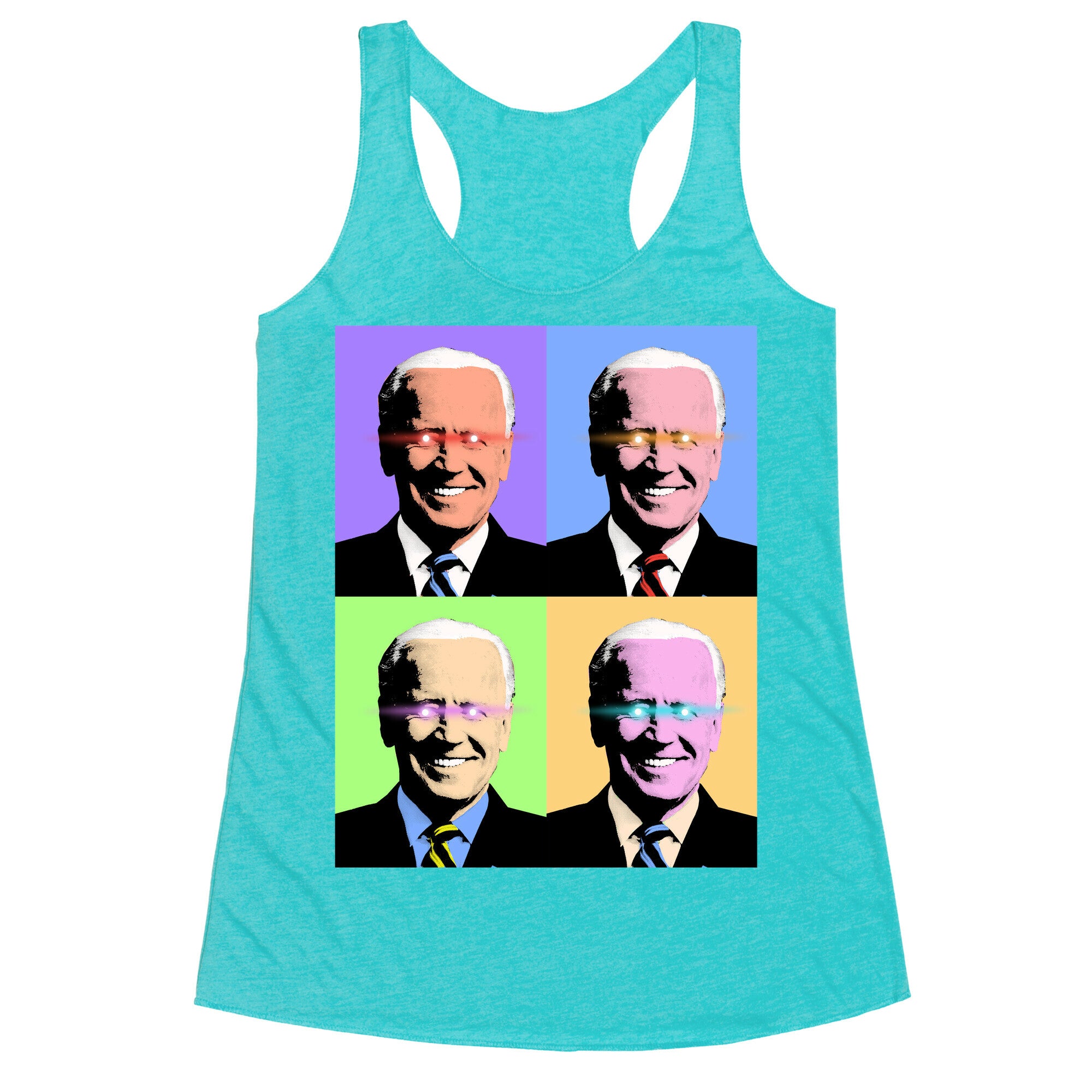 Dark Brandon Pop Art Racerback Tank